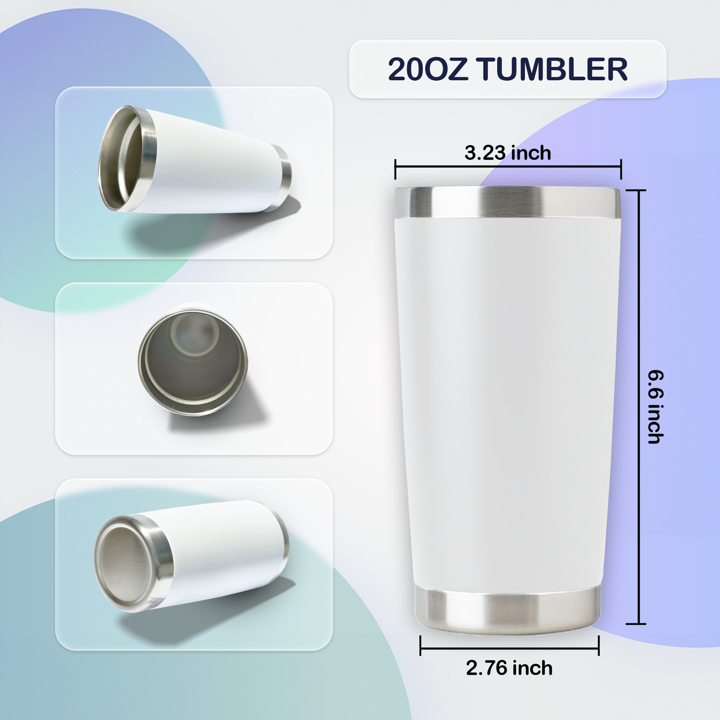 Laser Engraved 20 oz Tumblers